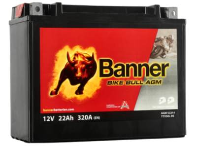 Banner Moto BIKE Bull 52214 AGM YTX50L-BS