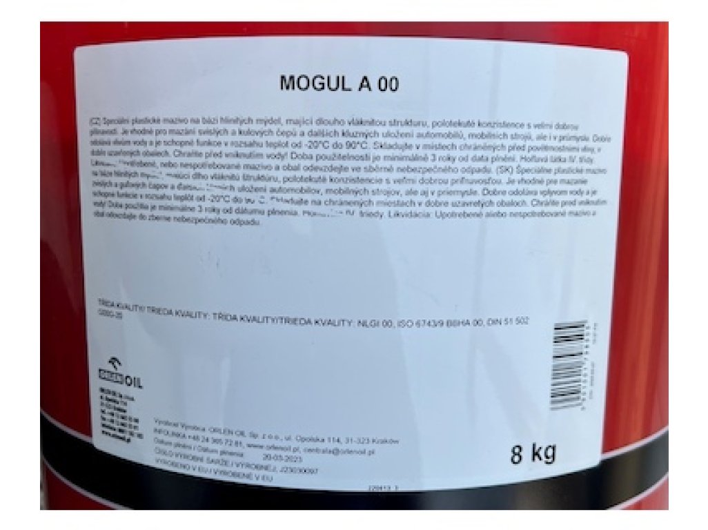 A00      8kg  ( MOL Alubia AK 00EP)